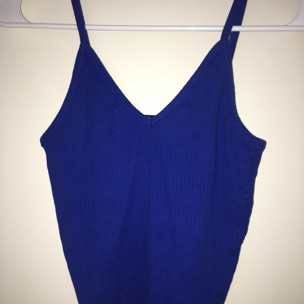 Royal Blue Crop Top